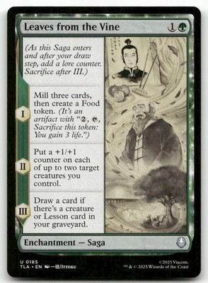 Leaves from the Vine MTG Avatar: The Last Airbender 185 U NM