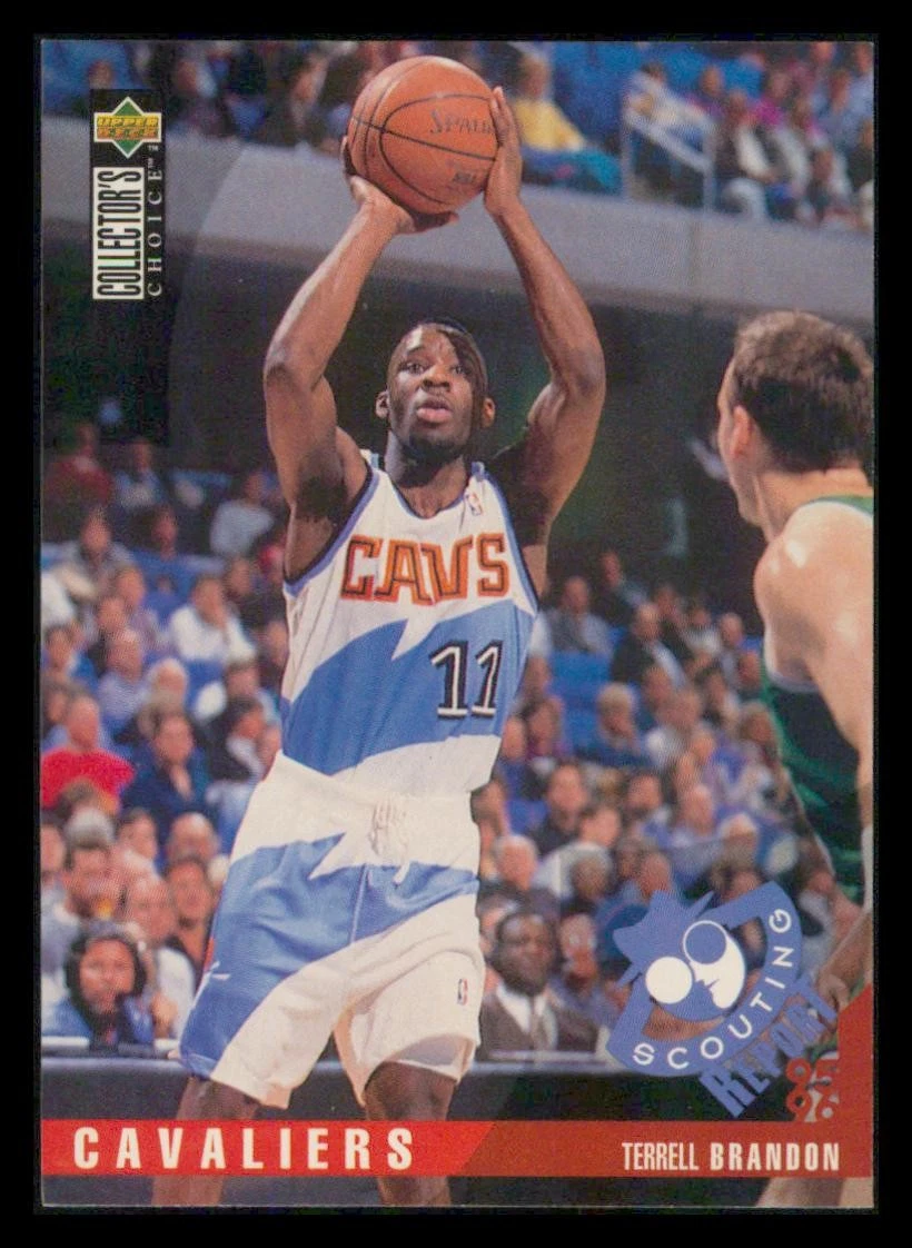 1995-96 Collector's Choice #325 Terrell Brandon Cleveland Cavaliers BASKETBAL...