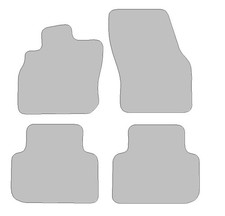 Fußmatten passend für Cupra Terramar e-Hybrid Typ  (Baujahr 2024 - aktuell), Del