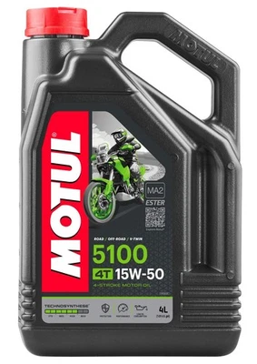 MOTUL 104083 5100 – 50 4T, 15 W, 4 L - Photo 1/2