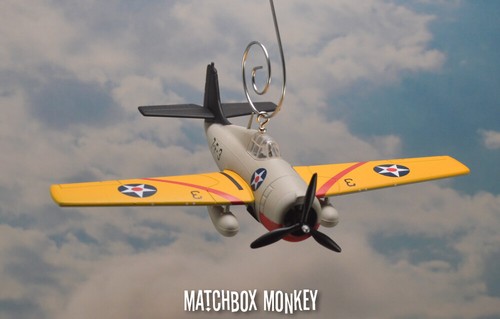 Grumman F4F Wildcat US Navy Fighter Bomber Single Prop Custom Christmas Ornament - Picture 3 of 12