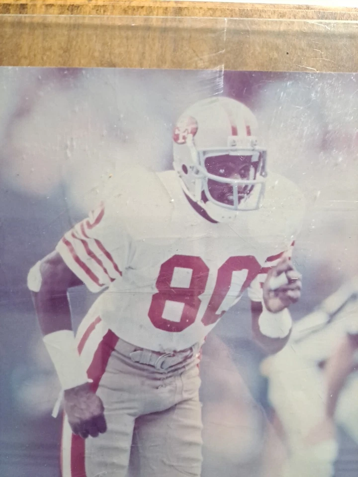 NFL San Francisco 49ers Vintage Jerry Photo In Frame - Image 2 of 4