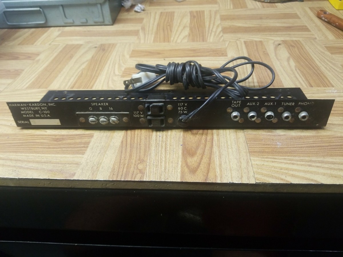 Harman kardon C-100 Back Panel Rca