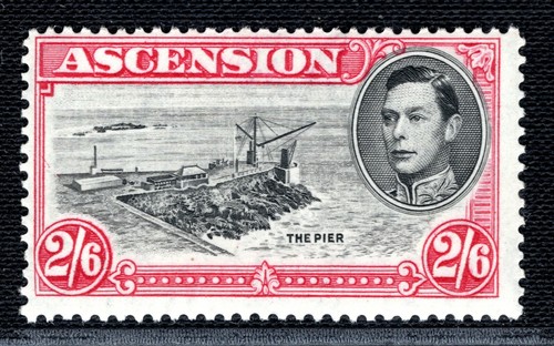ASCENSION KGVI Stamp 2s.6d Mint LMM LBLUE149 - Picture 4 of 6