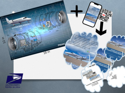Citation XL/XLS/XLS+ CE 560 Maintenance Manuals  + Engine Poster 12in x 16in