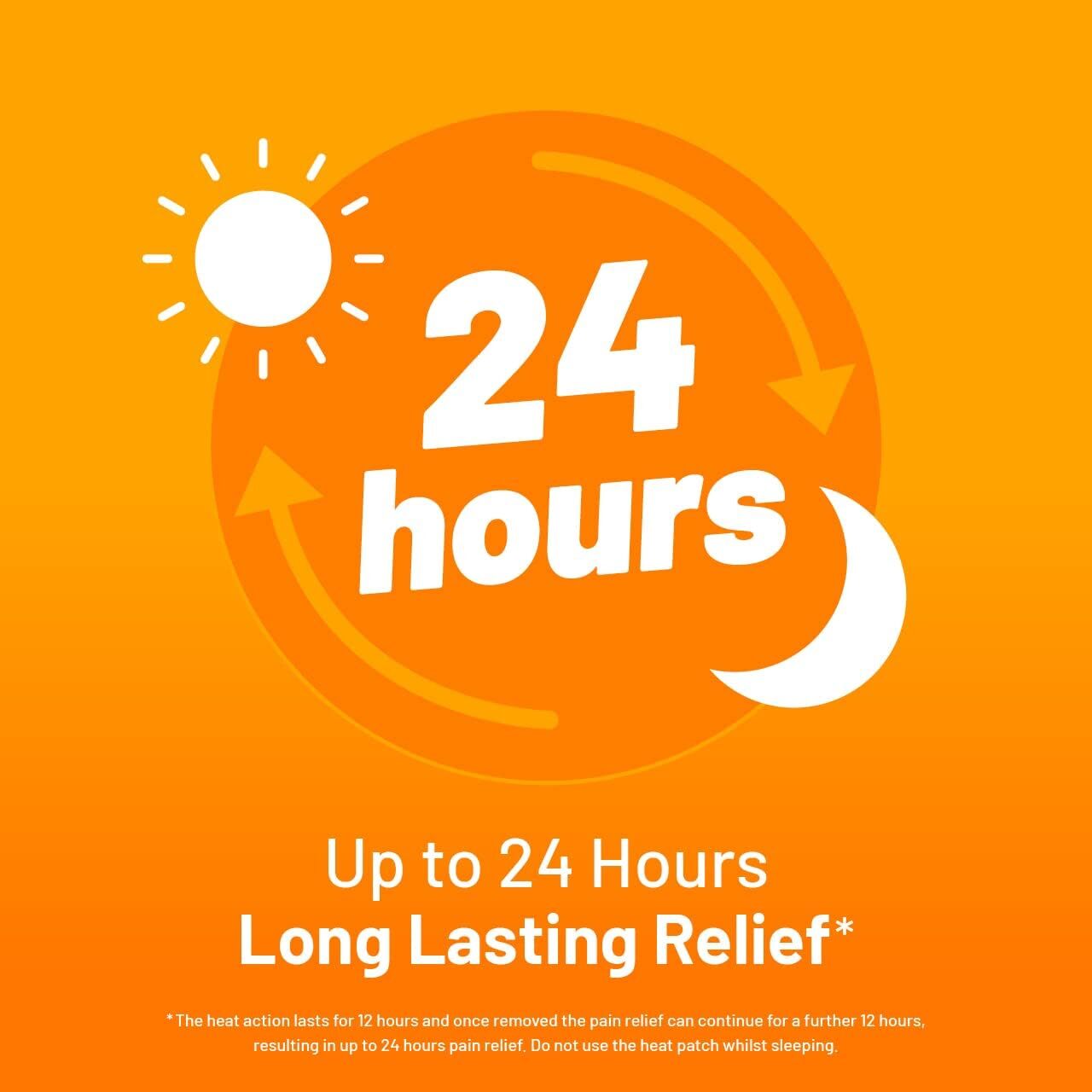 Cura Heat Pads Neck Back Shoulder Period Pain Relief Heat Patches Chose Type eBay