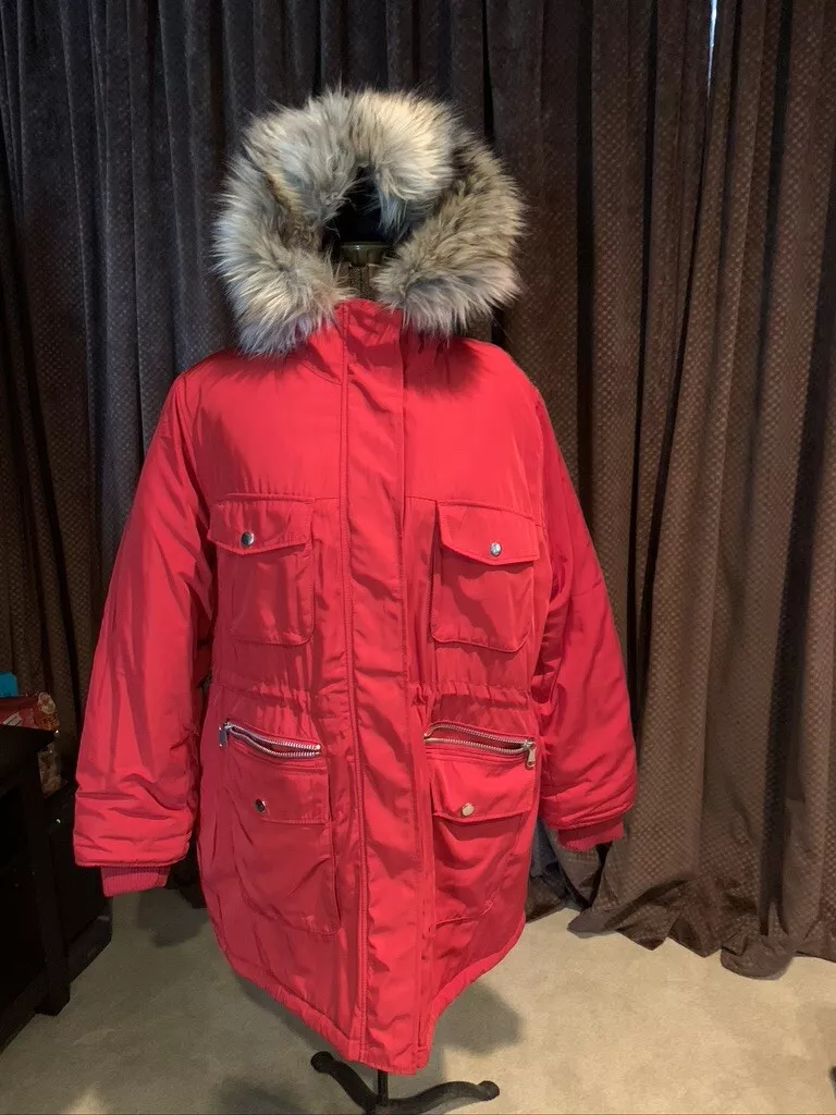 H&m padded sales parka with hood