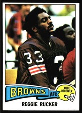 1975 Topps Reggie Rucker #288 Cleveland Browns L2