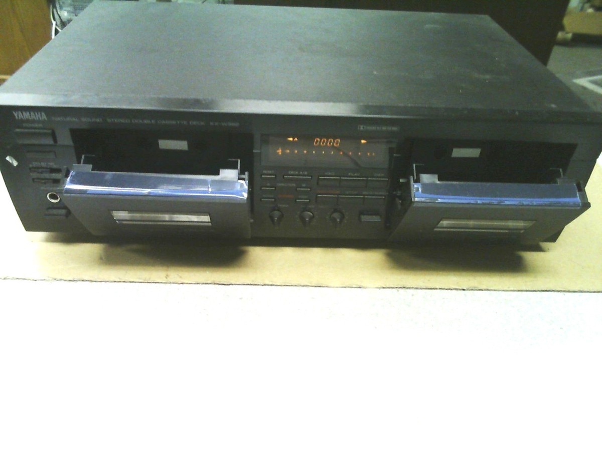 YAMAHA KX-W382 DOUBLE CASSETTE / TAPE DECK | eBay