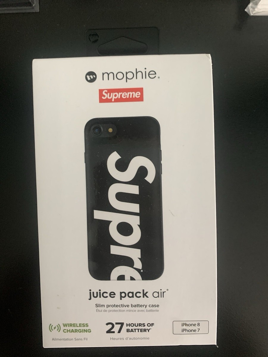 Supreme Mophie iPhone 7/8 Juice Pack Air Charging Case Black New