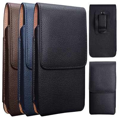 For Samsung Galaxy S25/S25+/S25 Ultra/ Edge Leather Case Belt Clip Holster Pouch