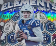 2023 Bowman University’s Best Riley Leonard Elements of the Game Auto #58/75