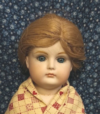 Vintage New Playhouse Doll Wig Angel Blonde 7" 8" cap