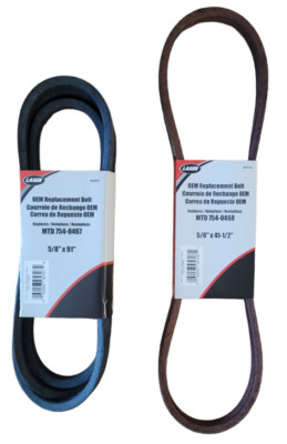 2 Variable Speed Drive Belts for MTD 754-0467 754-0468 954-0467 954-0468 LX LTX