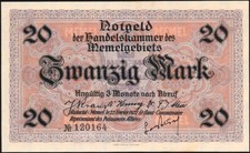 R.851a: Memelgebiet 20 marek 1922 (1)