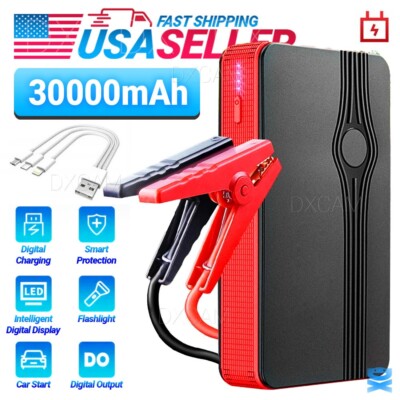 Jumpstarter Car 30000mAh Portable Jumper Power Bank Booster Box Battery  Charger | eBay