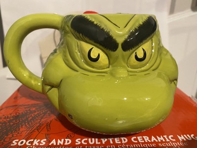 How The Grinch Stole Christmas Merry Grinchmas 8 Pairs Socks & Ceramic Mug Set