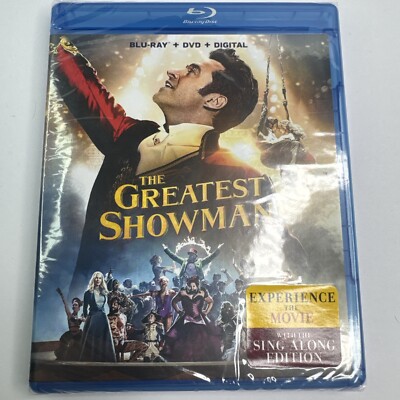 2017 THE GREATEST SHOWMAN SING ALONG EDITION BLU RAY NEW SEALED HUGH JACKMAN