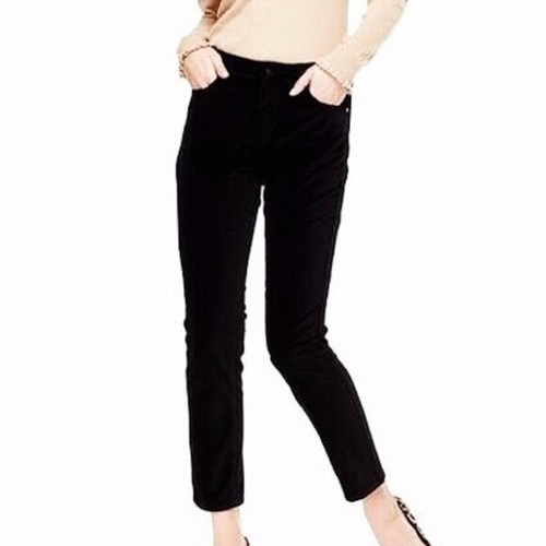 NEW! KATE SPADE Broome Street Stretch Velveteen Ankle Pants, 25 - Black - $198 - Picture 3 of 12