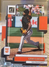 2022 Panini Chronicles Clearly Donruss Camilo Doval RC #24 Giants