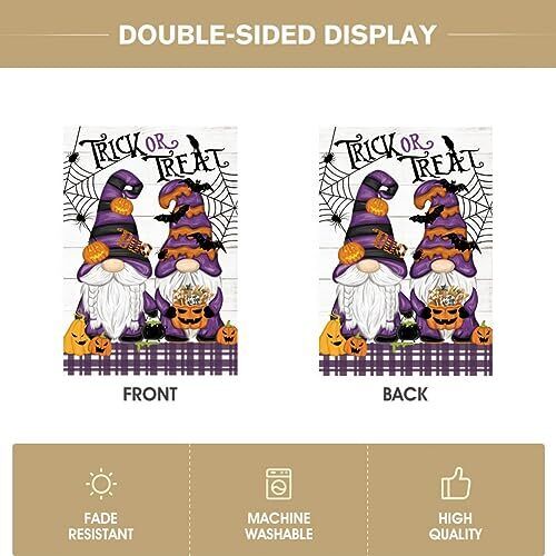 Halloween Gnome Garden Flag Trick or Treat Garden Flag Halloween Yard Outdoor - Bild 5 von 7