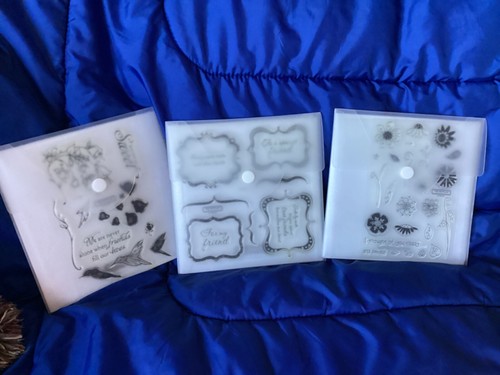 Close to my Heart Lot of 3 My Acrylix Stamp Sets - Friendship Themed Pre-owned - Picture 6 of 6