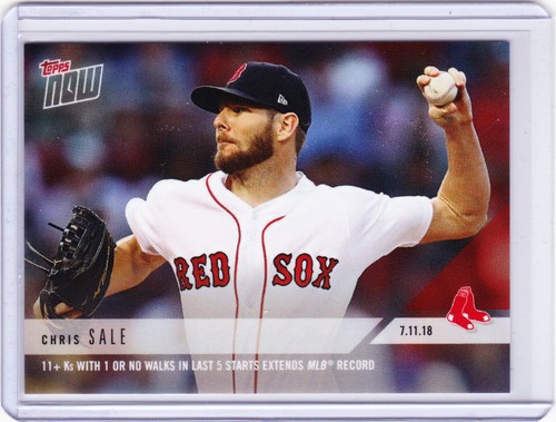 2018 Topps Now 450 Chris Sale