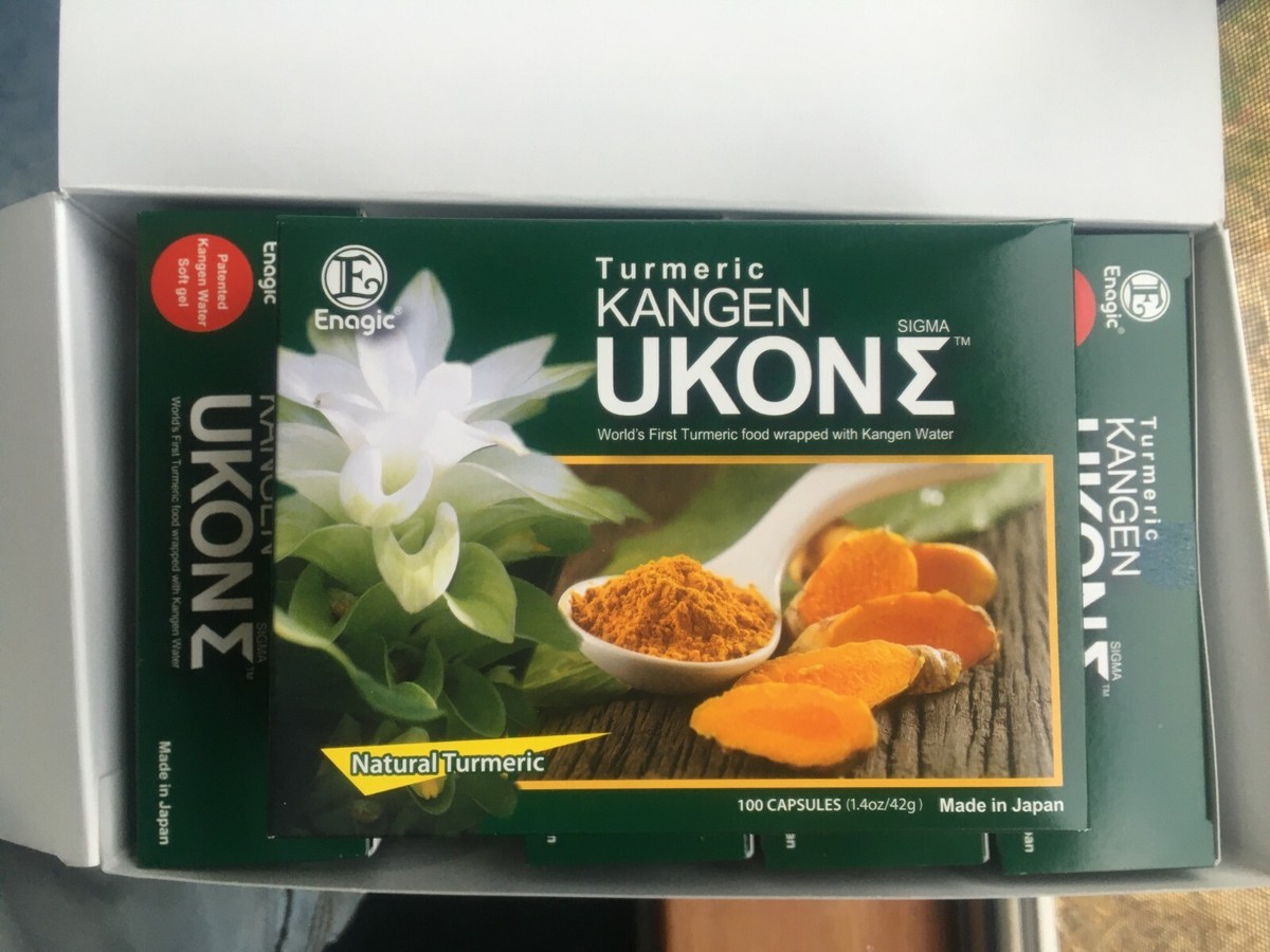 Brand New Enagic TURMERIC KANGEN UKON 1000 capsules Australia