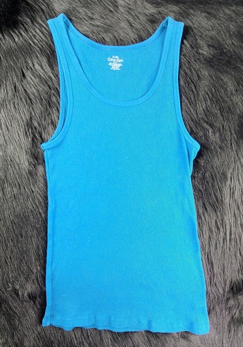 Calvin Klein Tank Top Blue Size (XL 