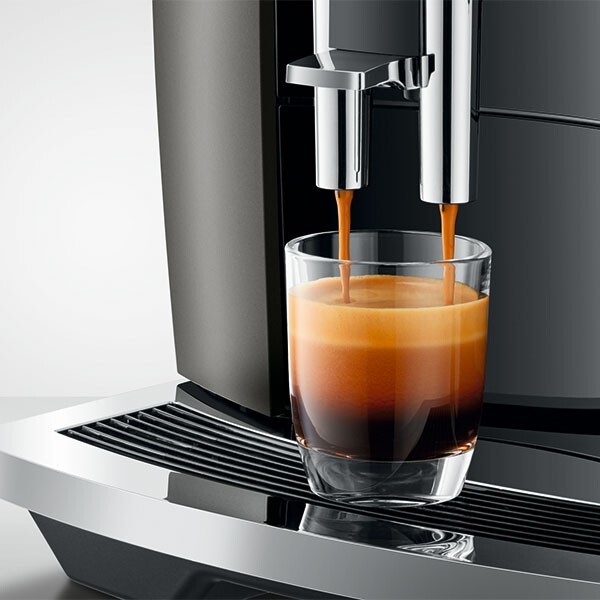 JURA E8 Dark Inox Fully Automatic Coffee Espresso Machine 100V New