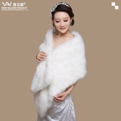 Winter Herren Damen Tuch Schals Halstuch Schal Stola weich Kunstfell warm Kragen Geschenk