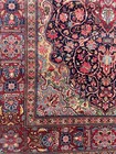 AN ATTRACTIVE BLUE BACKGROUND COLOR, FINE QUALITY,FLORAL RUG — photo 8