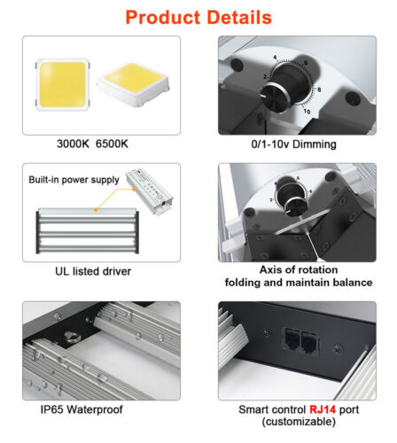 800W Spider LED Grow Light Full Spectrum Commercial for Indoor Hydroponics CO2 - Picture 6 of 12
