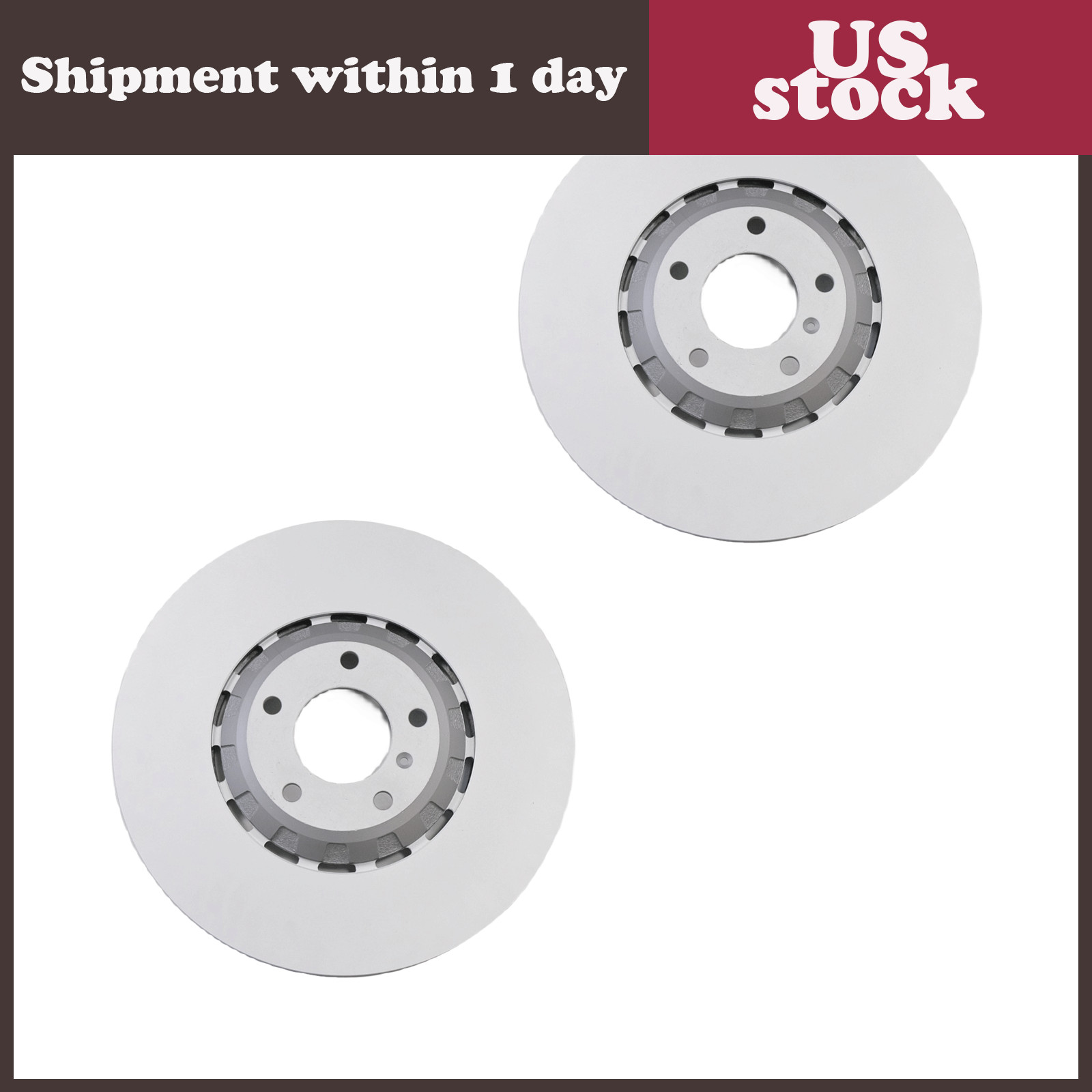 New For 2016-2023 Bentley Bentayga Front Brake Rotors 4M0615601N
