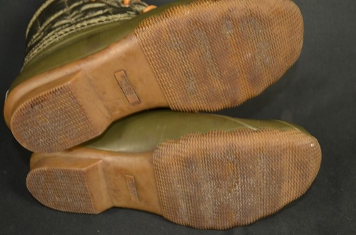 Sperry Top-Sider Saltwater Shiny Womens Sz 6 M Duck Boots Quilted Olive STS80753 - Picture 7 of 7