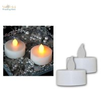 2Er Set Led Teelichter Flackernd Teelicht Elektrisch Kerze Kerzen Tealight