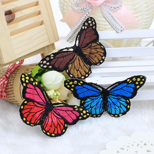Sewing Butterfly Heat Transfer Sticker Iron On Patche Applique Clothes Patch - Picture 8 of 19