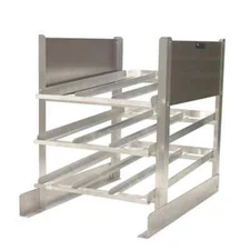 Prairie View Industries NSF 36in x 25in Aluminum Can Rack- holds 54 No.10 cans