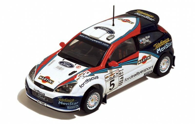 1/43 Ford Focus WRC  Martini  Winner Rally Acropolis 2002  C.McRae / N.Grist