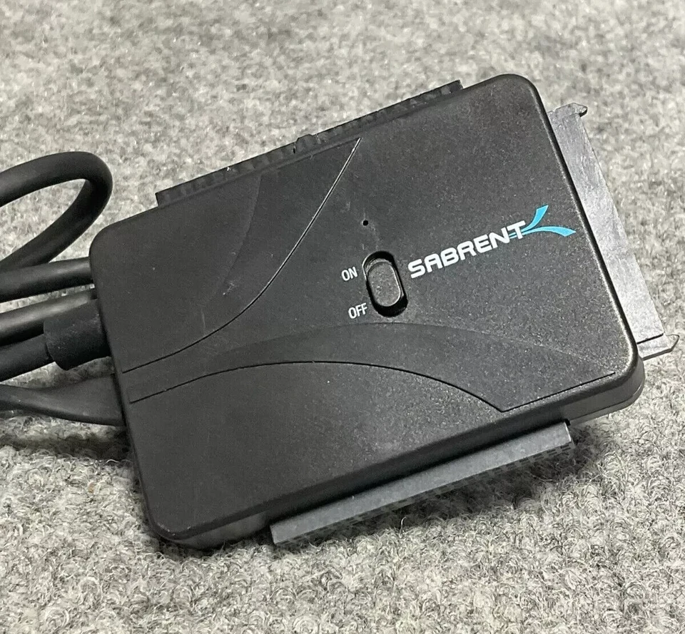 SABRENT USB 3.0 to SATA Hard Drive Adapter 🔌 HDD SSD Connector Black - Image 3 of 4
