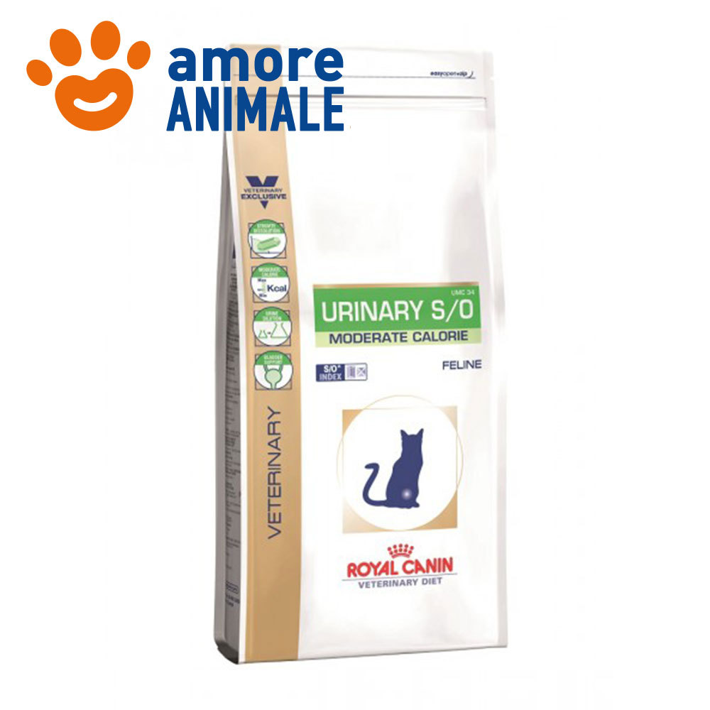 Royal Canin Urinary S/O Moderate Calorie 1,5 kg per gatto gatti