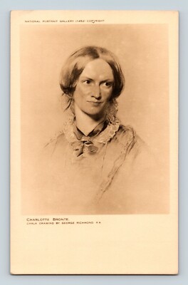 Charlotte Bronte Author National Portrait Gallery 1452 Postcard