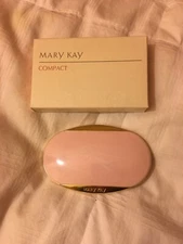 New Mary Kay Pink and Gold Mirrored Refill Compact #4904 New in Box