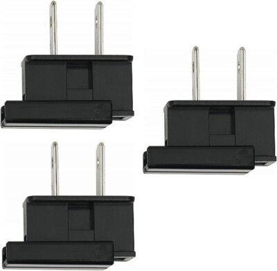 Slide-On, Vampire, Gilbert Plugs (Set of 3 Plugs) 18/2 SPT2 Black ...