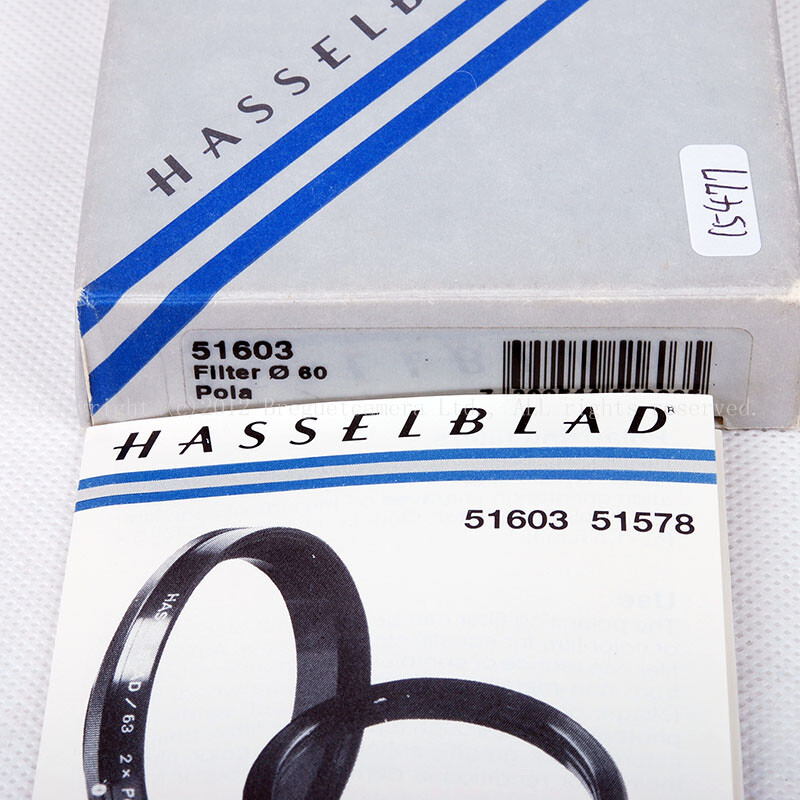 New Hasselblad Polarizing Filter 60mm B60 3X PL -1.5 (lin