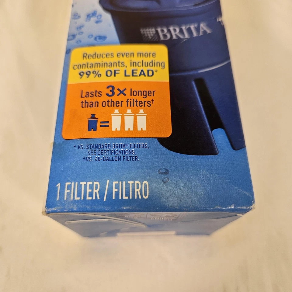 Brita Longlast Water Filter Pitcher Replacement 1 Filter Lead Reduction Blue New - Image 4 of 4