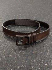 Prada Men’s Belt Brown Leather 85/34, Model 2C 2683, Made in Italy