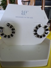 Ring Bomb Party Og Earrings Rbp5717 Swirls Of Shimmer Rhodiumblack Onyx Ring Bomb Party Og Earrings Rbp5717 Swirls Of Shimmer Rhodiumblack Onyx