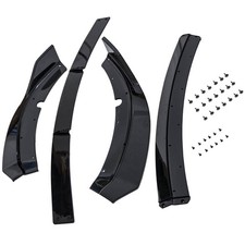 Front Bumper Lip Splitter Gloss Black Fit For Dodge Charger SRT 2015-2020 New