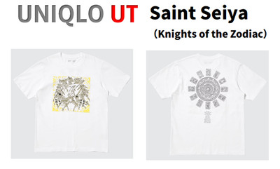 UNIQLO Manga UT Saint Seiya Knights of the Zodiac  T-Shirt SizeM＆L JAPAN